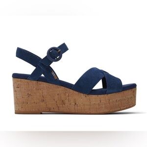 Toms Willow Suede wedge sandal